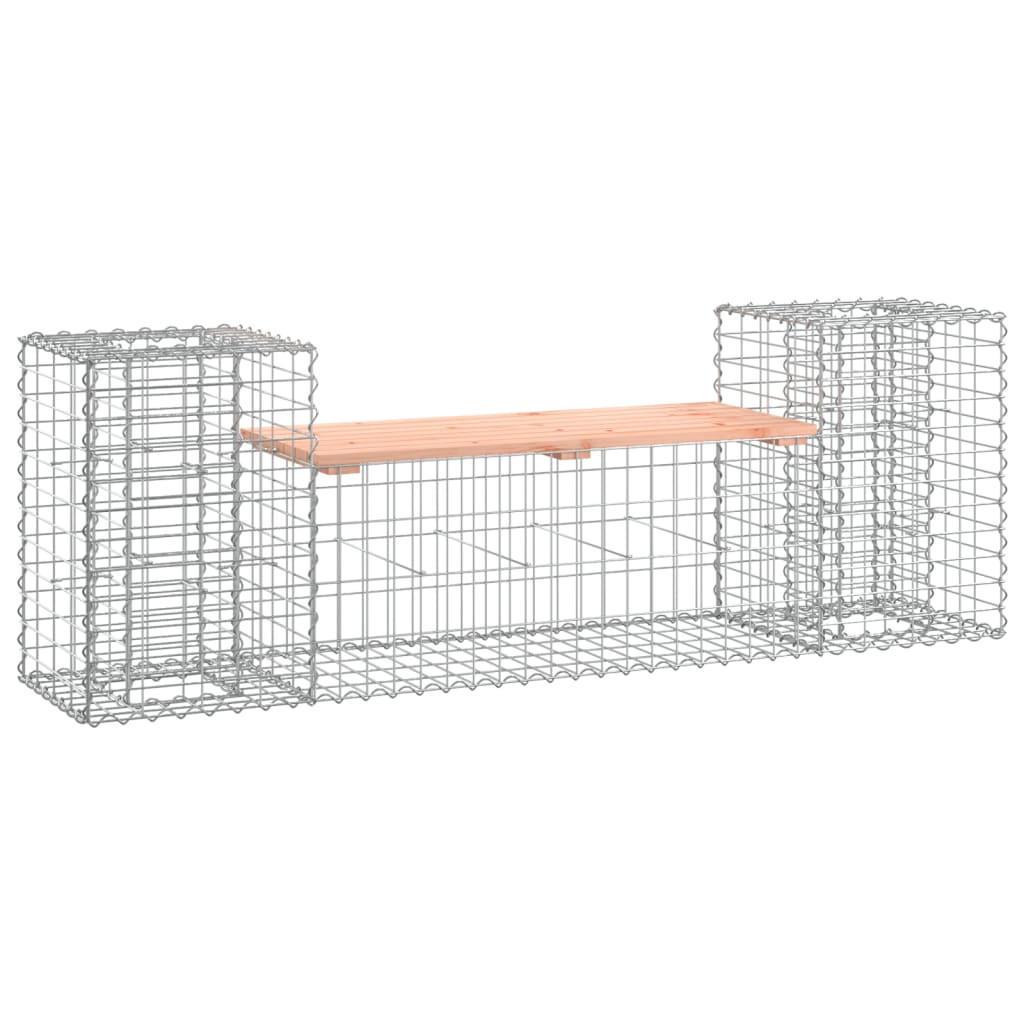 vidaXL Gartenbank, Braun 41x60.5x183 cm