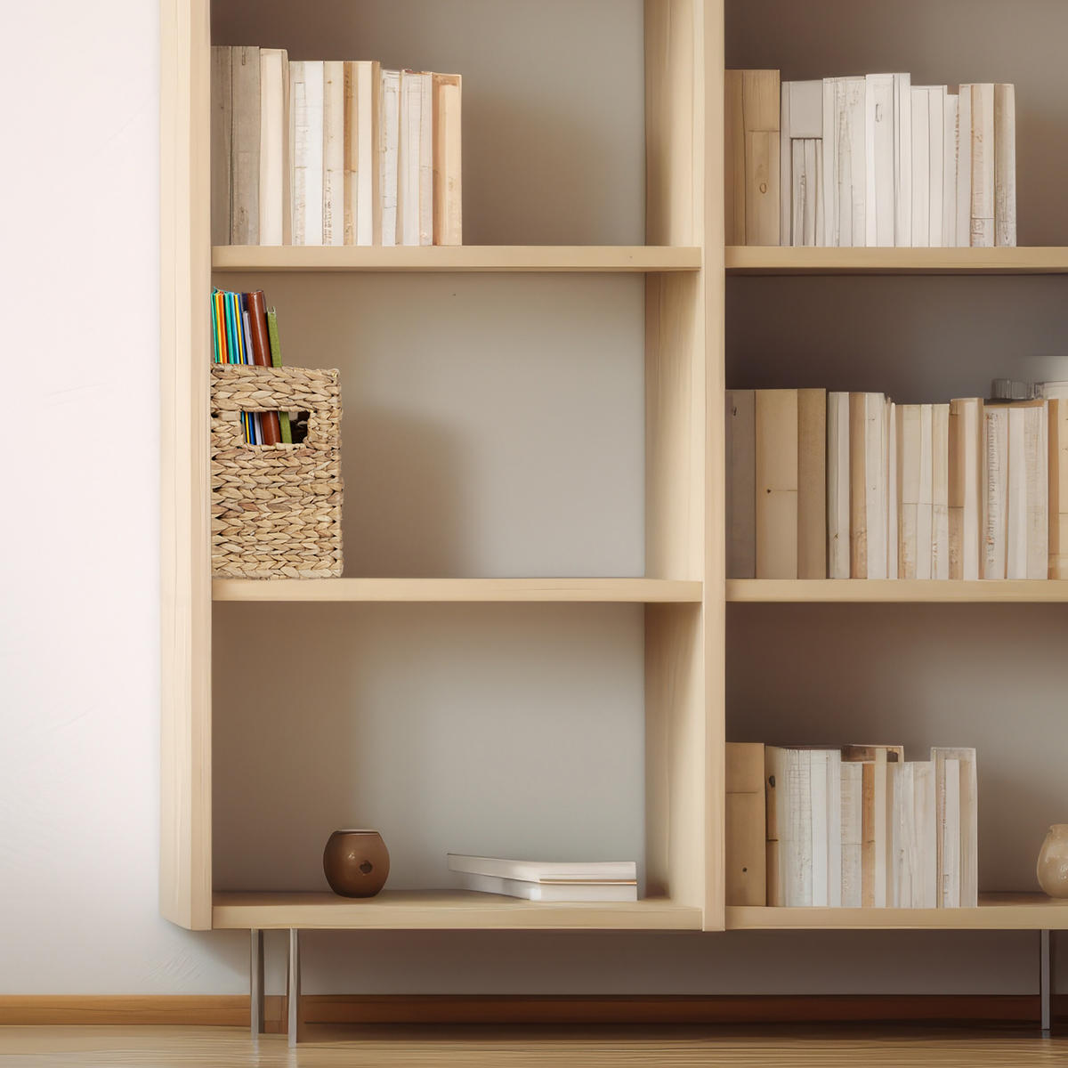 ZEITUNGSSTÄNDER - Hellbraun, Textil (34.5/25/15.5cm) - Relaxdays