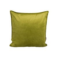 KISSENHÜLLE Samt&Sonders mai-grün 45/45 cm - Olivgrün/Grün, Textil (45/45cm) - beties Heimtextil