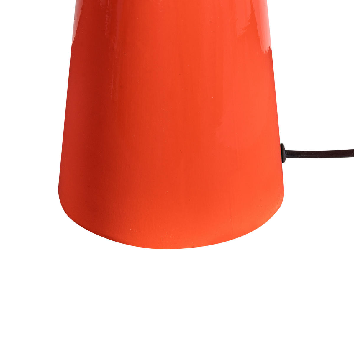 TISCHLAMPE Rot Oteros - Rot, Textil (19/19/62cm) - Beliani