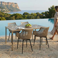 GARTENMÖBEL SET VIOLETTA - Champagner, Metall - IDIMEX