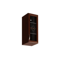 GLASHÄNGESCHRANK G30S – Sycylia Milano – Milano / Walnuss / Links - Walnussfarben, Glas/Holzwerkstoff (30/72/32cm) - ROYAL24_MARKT