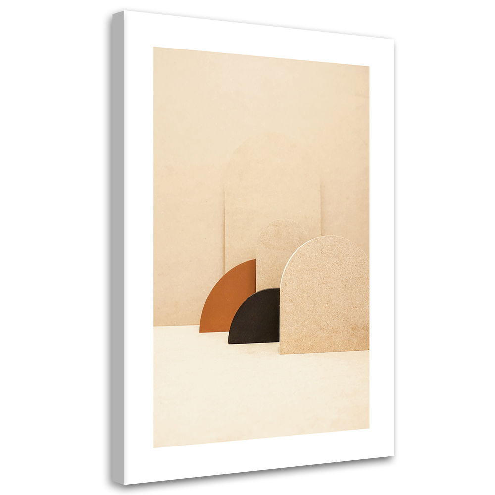 KUNSTDRUCK Beige 80/120 cm - Beige, Textil (80/120cm) - KUNSTLOFT