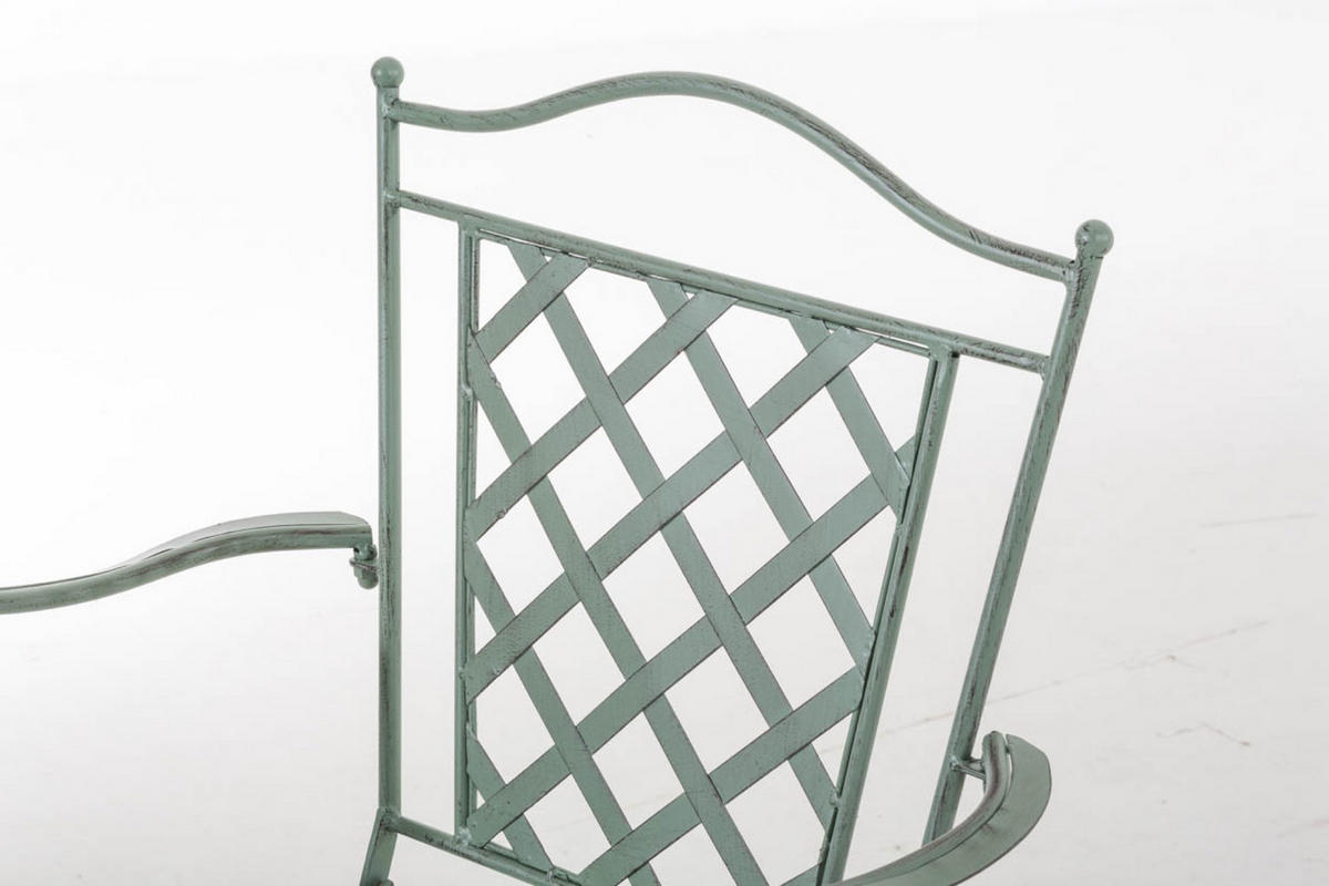 GARTENSTUHL Athan antik-grün - Grün, Metall (56/51/93cm) - TPFGarden