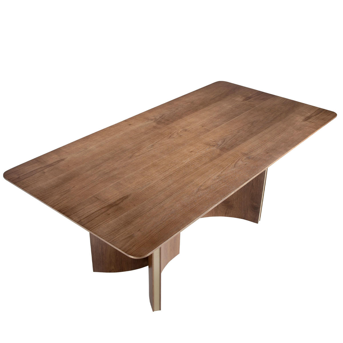 ESSTISCH Schwarz Gold 200/100/76 cm - Goldfarben/Schwarz, Holz (100/200/76cm) - ANGEL CERDA