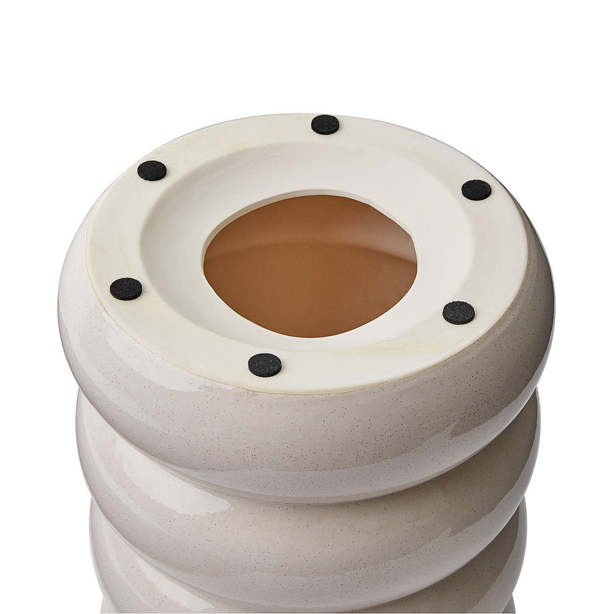 BEISTELLTISCH Artista - Weiß, Keramik (34/34/44cm) - Butlers