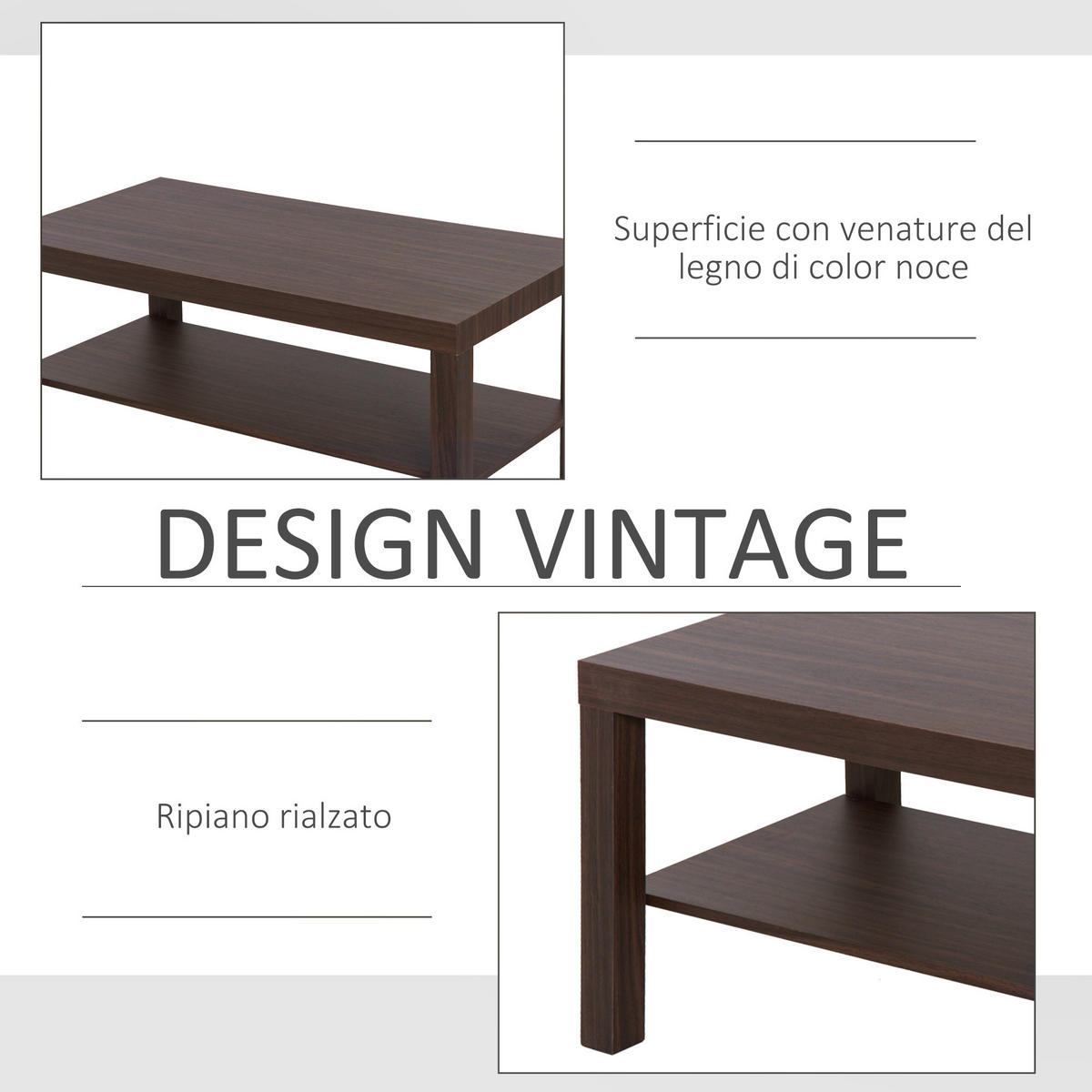 COUCHTISCH Schwarz 1 Stück - Schwarz, Kunststoff (90/45/44.5cm) - GiPP