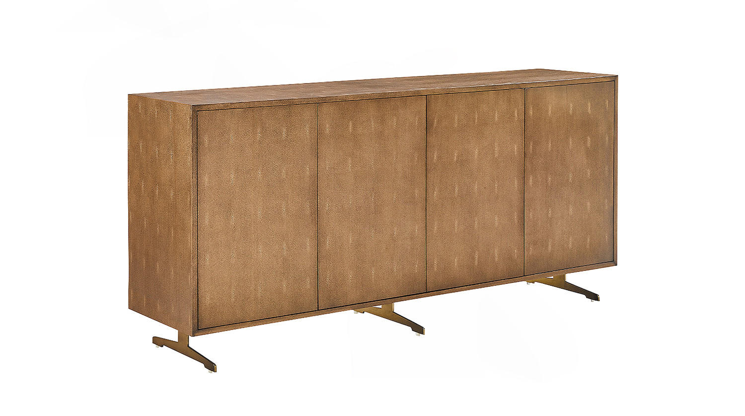 SIDEBOARD GALA Gold Holz - Goldfarben, Holz/Metall (180/85/40cm) - KAWOLA