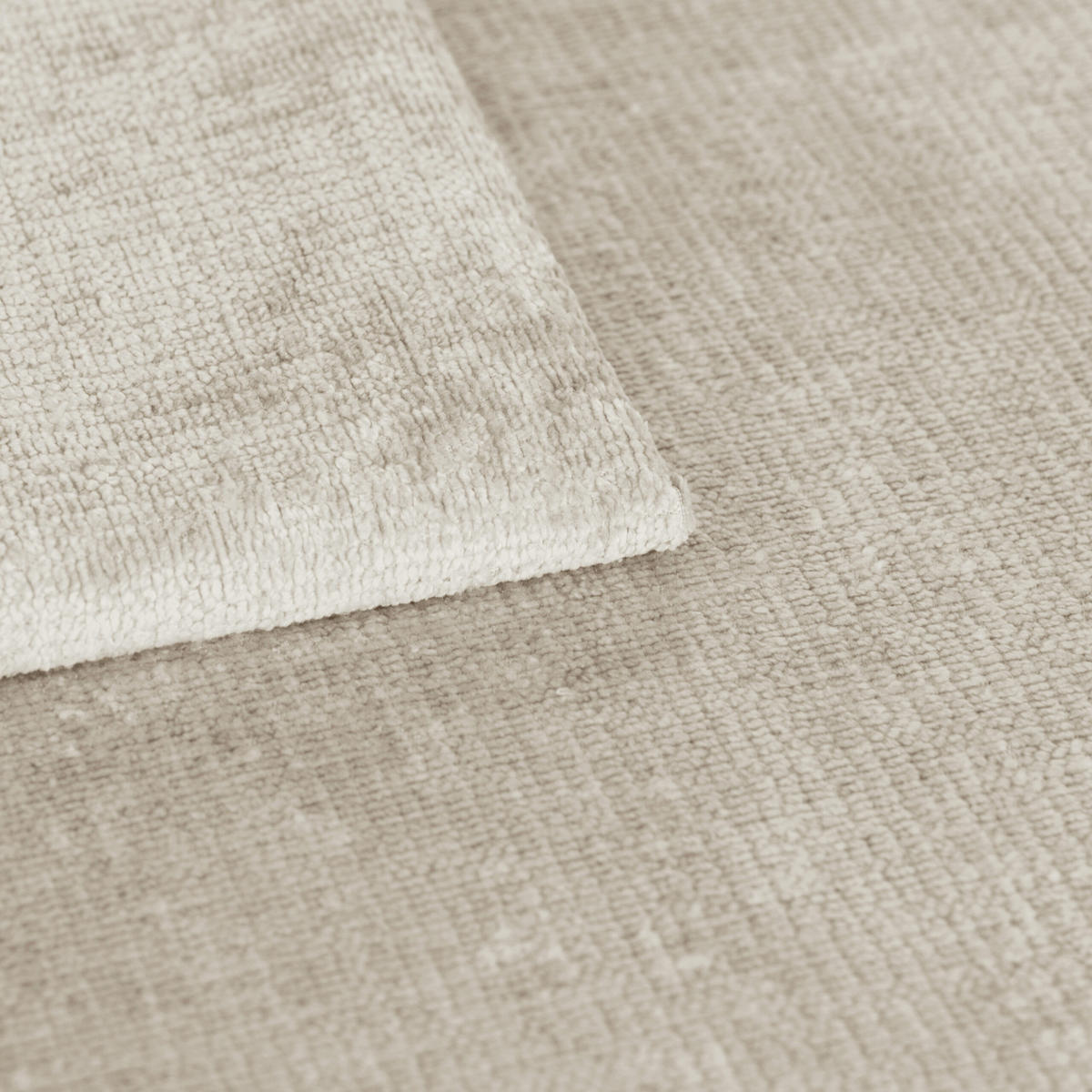 ECKSOFA Mit Schlaffunktion Und Bettkasten, Chenille-Stoff Perfecto, Beige, Rechts, HELA II - Beige, Holz (280/184cm) - Kaiser Möbel