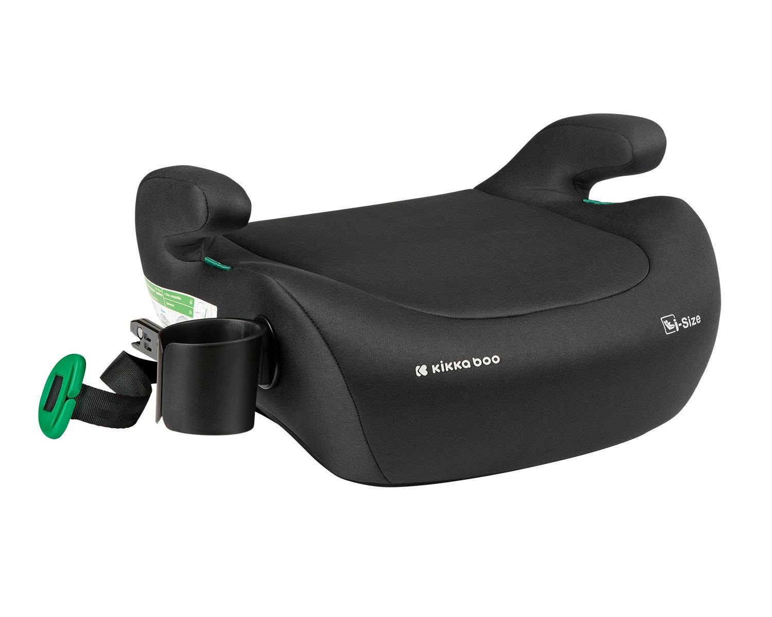KINDERSITZ i-Tip Isofix 125-150 cm black Armlehne, i-Size Kindersitz, Sicherheitsgurt, vorwärts gerichtet - Schwarz, Kunststoff (42/21/35cm) - Kikka boo