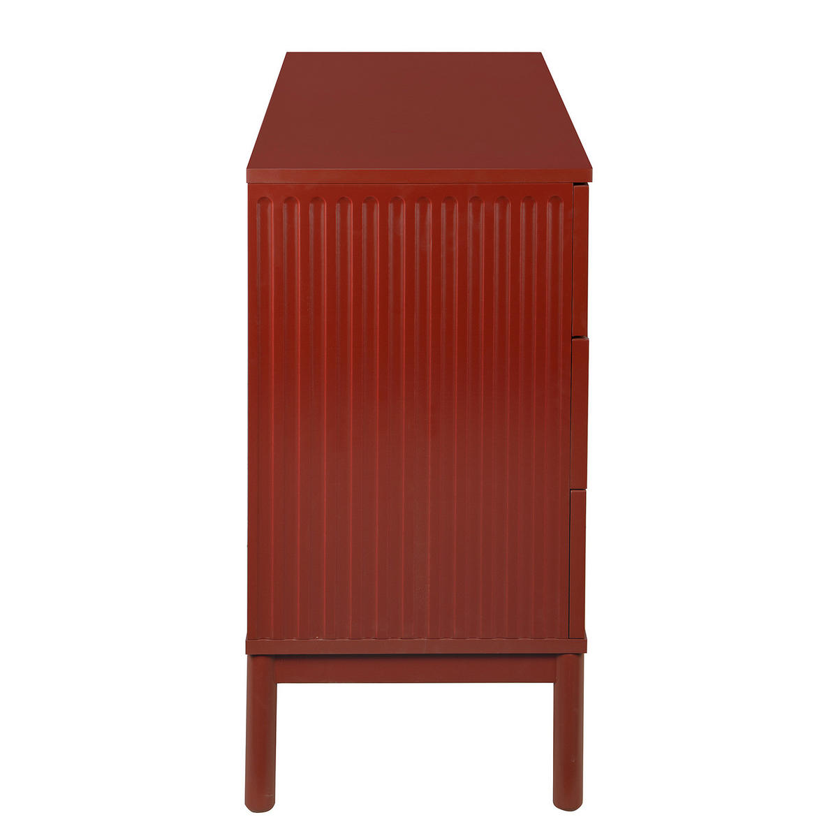 KOMMODE - Rot, Holz/Holzwerkstoff (120/80/40cm) - home24