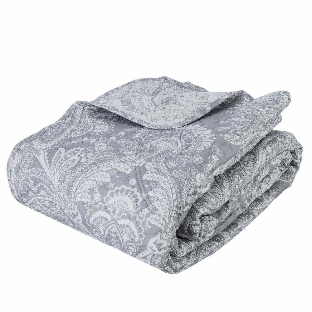 TAGESDECKE Set Marie 240/260 cm - Grau, Textil (240/260cm) - Atmosphera Createur d´interieur