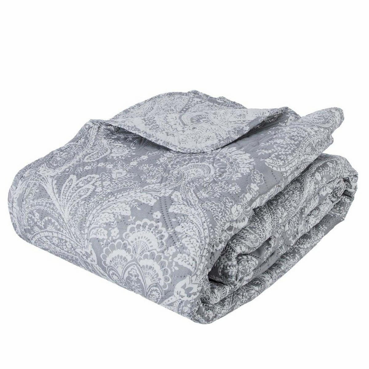 TAGESDECKE Set Marie 240/260 cm - Grau, Textil (240/260cm) - Atmosphera Createur d´interieur