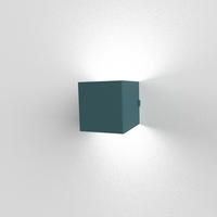 WANDLEUCHTE - Blau, Metall (10/10/10cm) - Lumicom