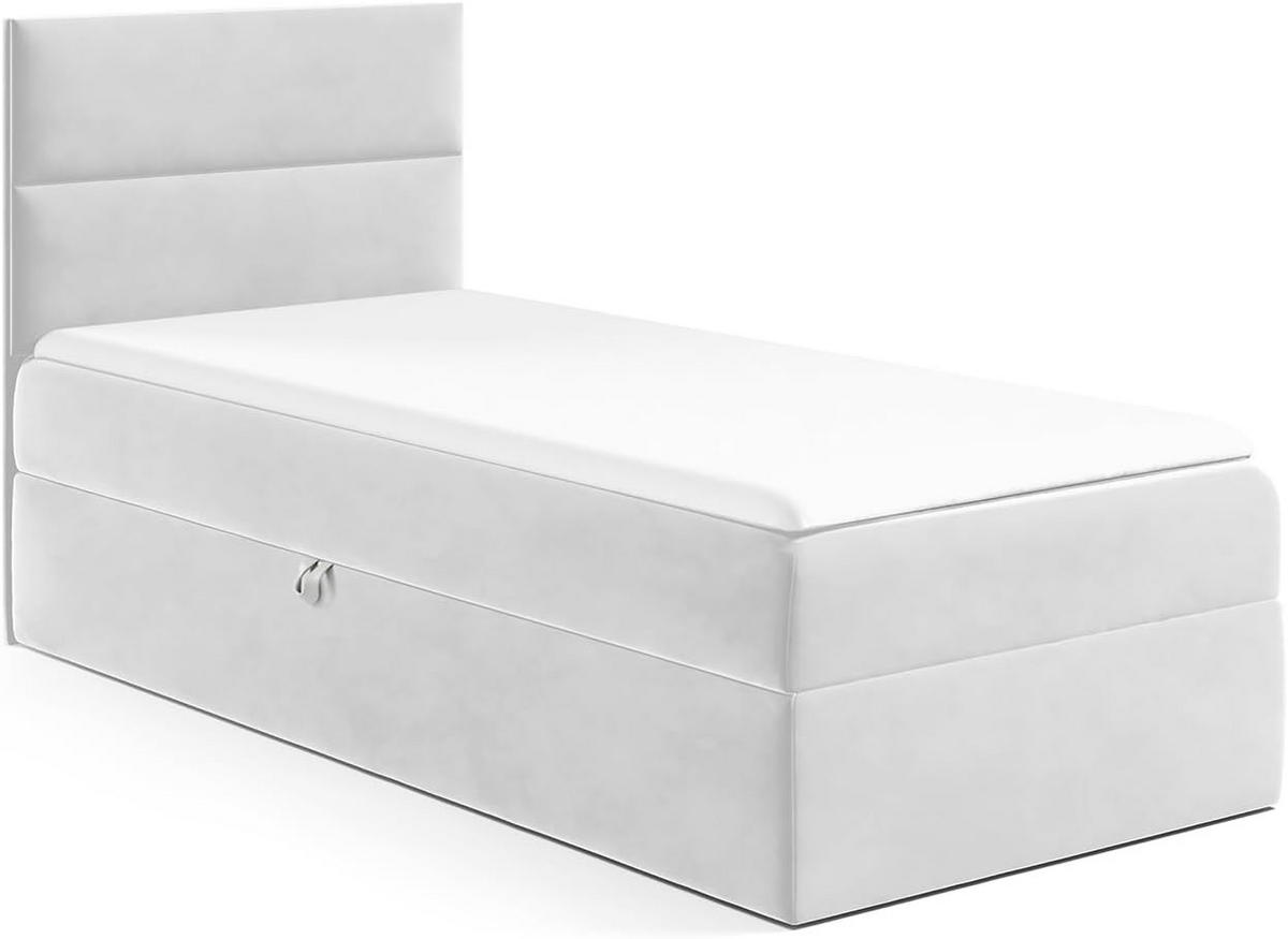 KINDERBETT MINO 1 - Hellgrau, Holzwerkstoff (104/208cm) - Meblini