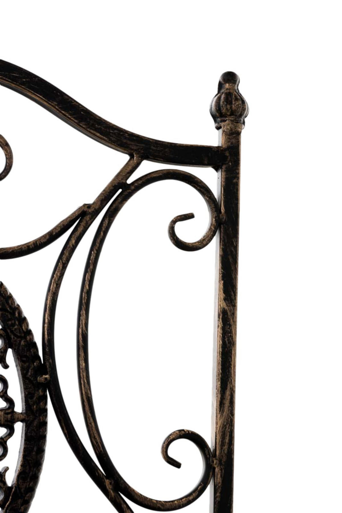 STÜHLE Sidan - 2er Set bronze - Braun, Metall (42/91.5/49cm) - TPFGarden
