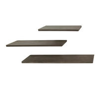 WANDREGAL Ferro Braun 20/120/ 3 cm 3er-Set - Braun, Metall (120/3/20cm) - Hoyz Collection