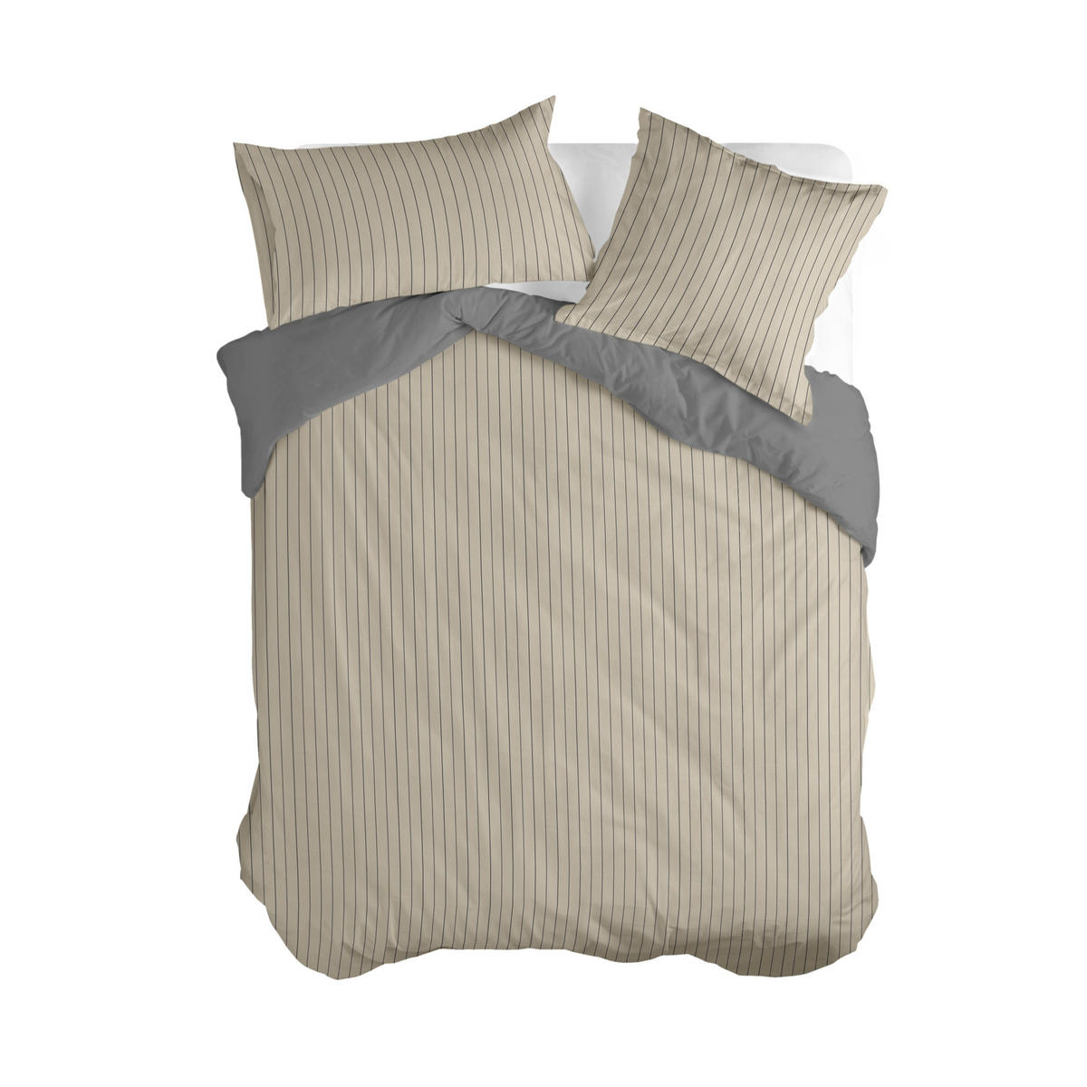 BETTBEZUG oxford 240x220 cm (übergrösse) beige - Beige, Textil (240/220cm) - Happy Friday