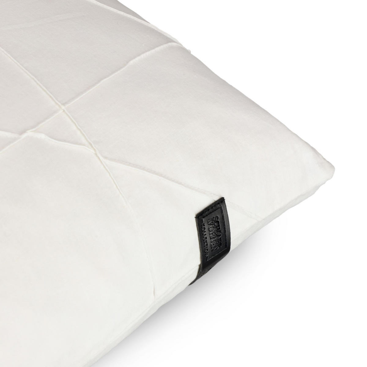ZIERKISSENHÜLLE PLEAT - Weiß, Textil (45/45cm) - Schöner Wohnen