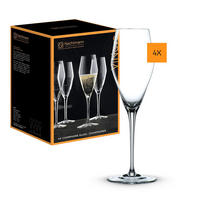 CHAMPAGNERGLÄSER ViNova transparent 280 ml 4er Set - Transparent, Glas (0.28L) - Nachtmann