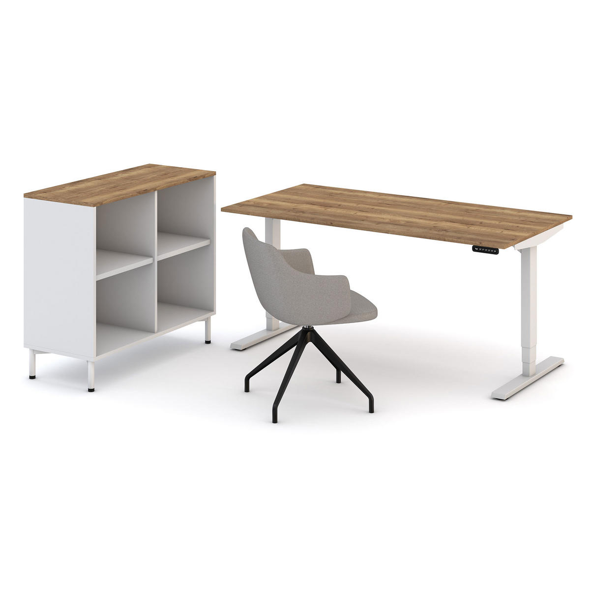 SCHALENSTUHL Consento Triest gepolstert Beige - Beige, Textil (56/79/58cm) - ASSMANN