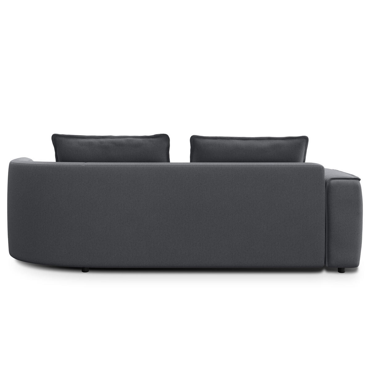2,5-SITZER SOFA - Grau, Textil (217/82/156cm) - home24