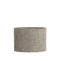 LAMPENSCHIRM Okavi Braun 45/21/32 cm - Braun, Textil (45/21/32cm) - Light & Living