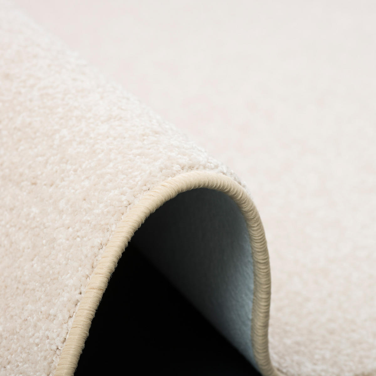 HOCHFLOR VELOURS TEPPICH LUNA - Champagner, Textil (80/320cm) - Snapstyle