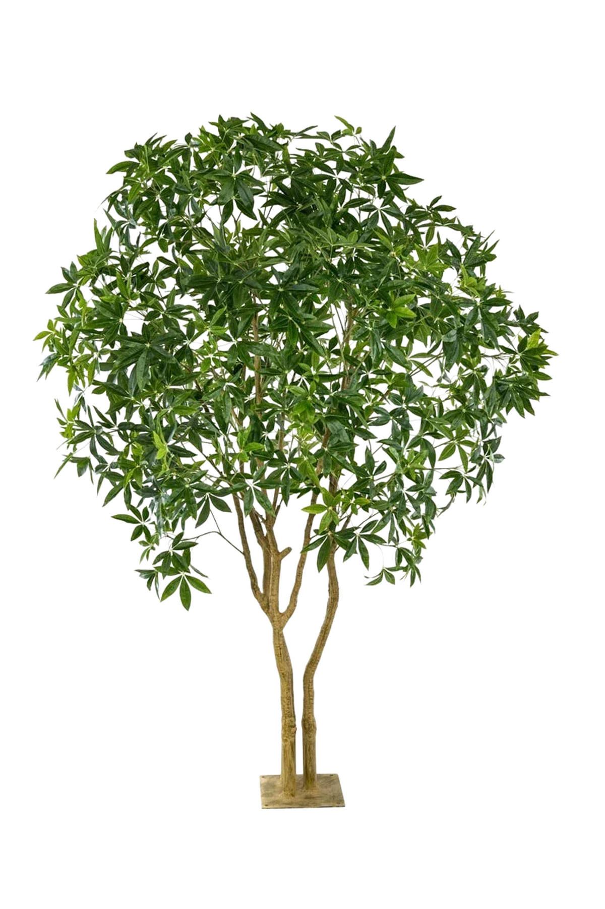 KUNSTBAUM Künstliche Glückskastanie - Mitsu 285 cm - Grün, Kunststoff (285cm) - Emerald
