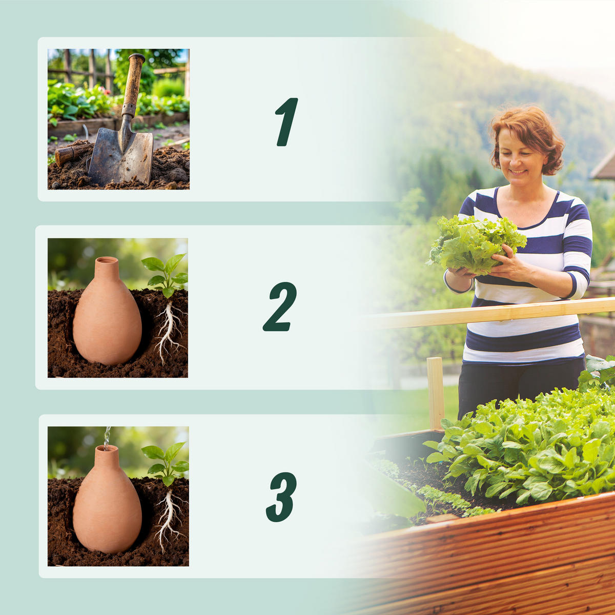 2XOLLAS - Hellbraun, Keramik (13/18/13cm) - Relaxdays