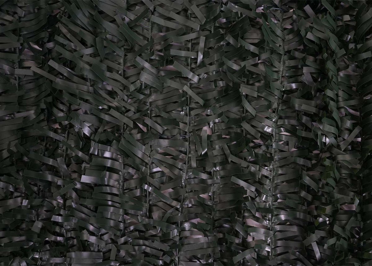 BALKONSICHTSCHUTZ 100x300x1cm Zaun Tanne dunkel - Grün, Kunststoff (300/100cm) - PROREGAL