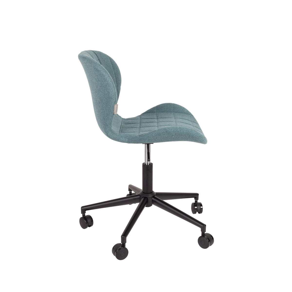 BÜROSTUHL OMG Schwarz/ Blau - Multicolor, Textil (65/76/65cm) - Zuiver