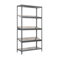 SCHRÄGBODENREGAL DOWA | Stecksystem | HxBxT 200x100x40cm | Fachlast 200kg | Verzinkt - Silberfarben, Metall (100/200/40cm) - PROREGAL