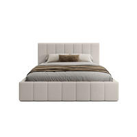 POLSTERBETT Doppelbett Handorf 120x200 cm Creme - Creme, Textil (120/200cm) - Fedve