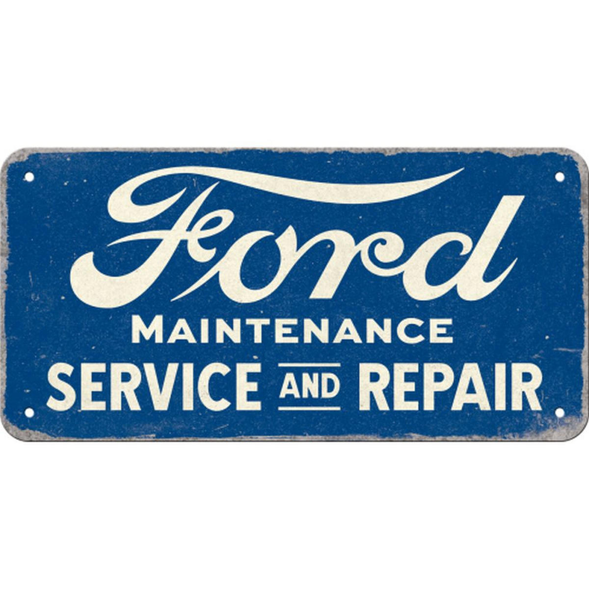HÄNGESCHILD 10/20 cm Ford Service & Repair - Multicolor, Metall (20/1/10cm) - Nostalgic-Art