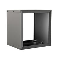 BRENNHOLZREGAL Wooker square Kaminholzregal Holzlagersystem Schwarz 49 × 49 cm - Schwarz, Metall (49/49/49cm) - Alberts