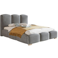 BETT Grau BEN 14 Mit Bettkasten 180x200 cm - Grau, Textil (180/200cm) - Sepro Meble