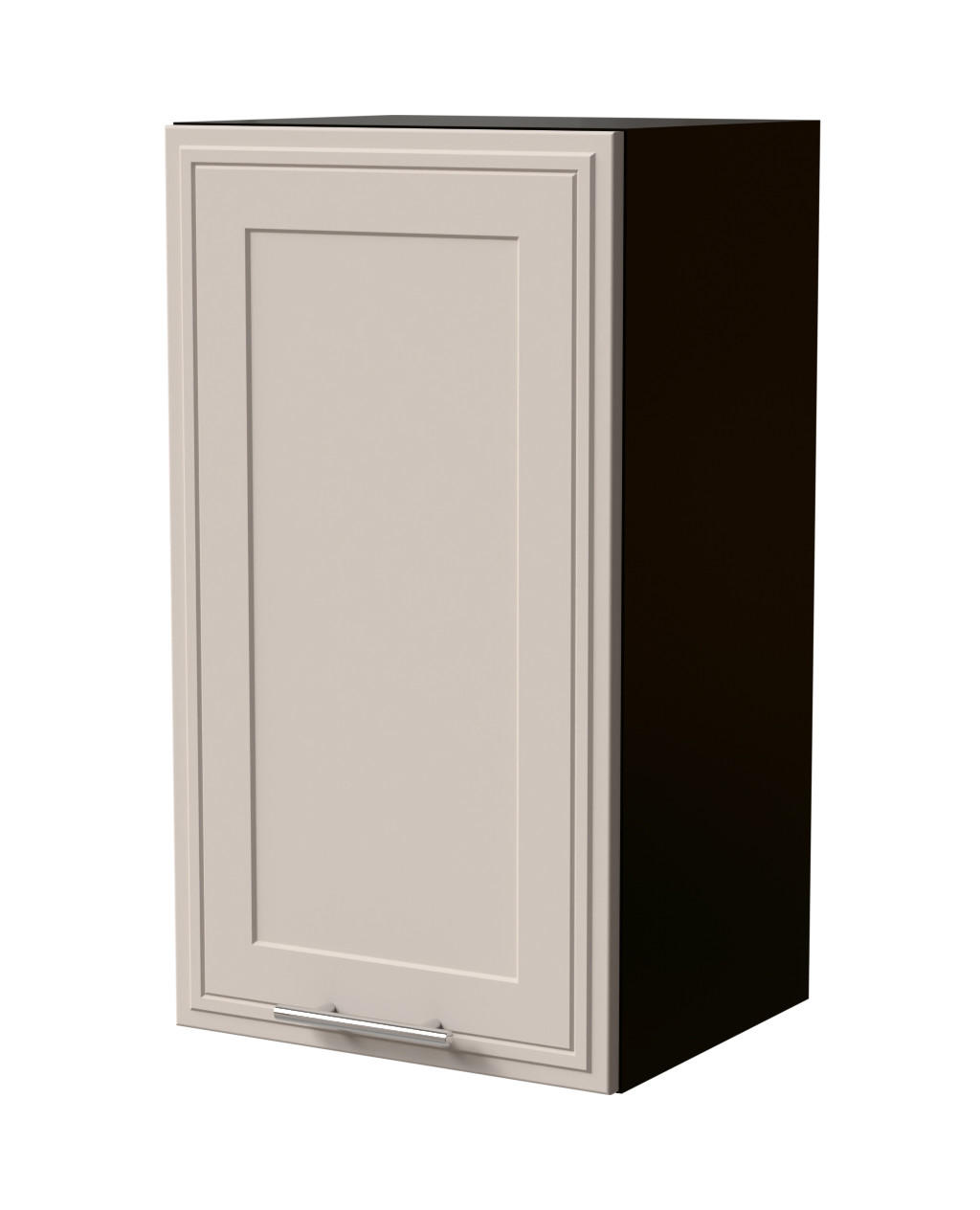 HÄNGESCHRANK Salo W2/40 Schwarz / Kaschmir Matt 40 / 32,5 / 72cm - Kaschmir/Schwarz, Holz/Holzwerkstoff (40/72/32.5cm) - Feldmann-Wohnen