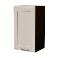 HÄNGESCHRANK Salo W2/40 Schwarz / Kaschmir Matt 40 / 32,5 / 72cm - Kaschmir/Schwarz, Holz/Holzwerkstoff (40/72/32.5cm) - Feldmann-Wohnen