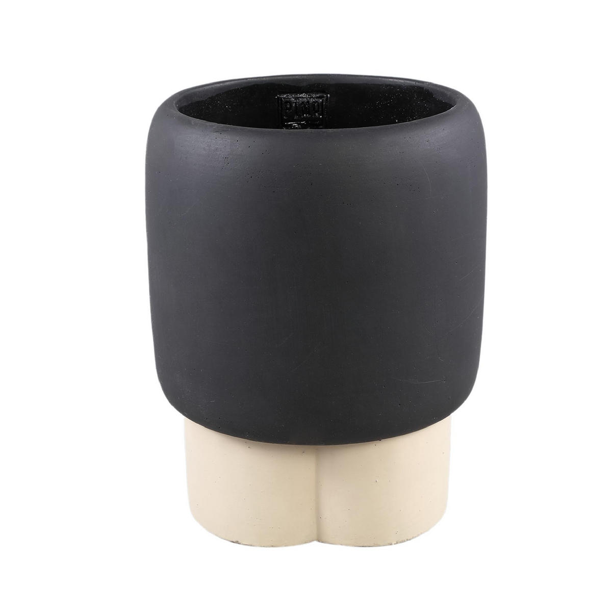 TOPF Neasa Braun 20/20/25cm - Braun, Stein (25cm) - PTMD Collection