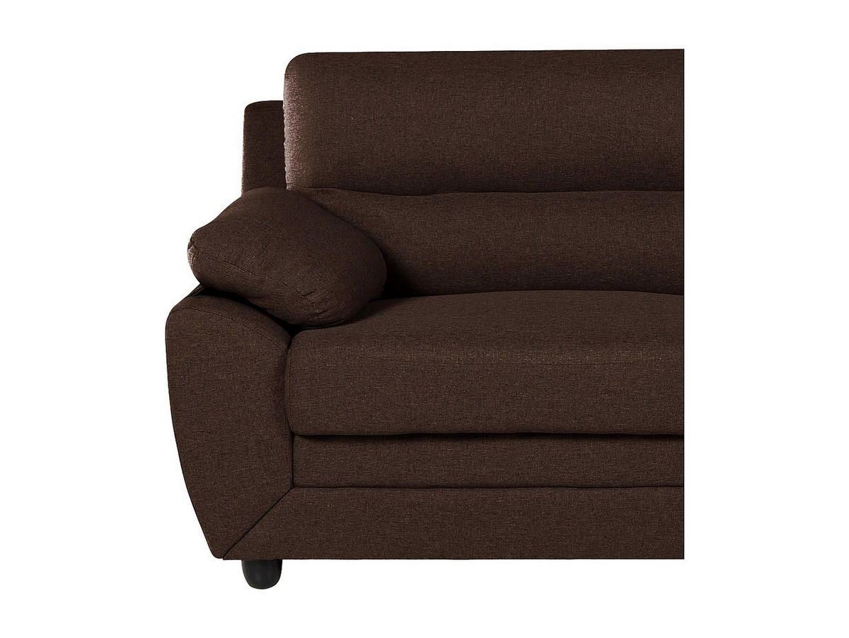 SOFA 3-Sitzer - Stoff - Braun - MANOA - Braun, Textil (201/88/82cm) - Vente-Unique