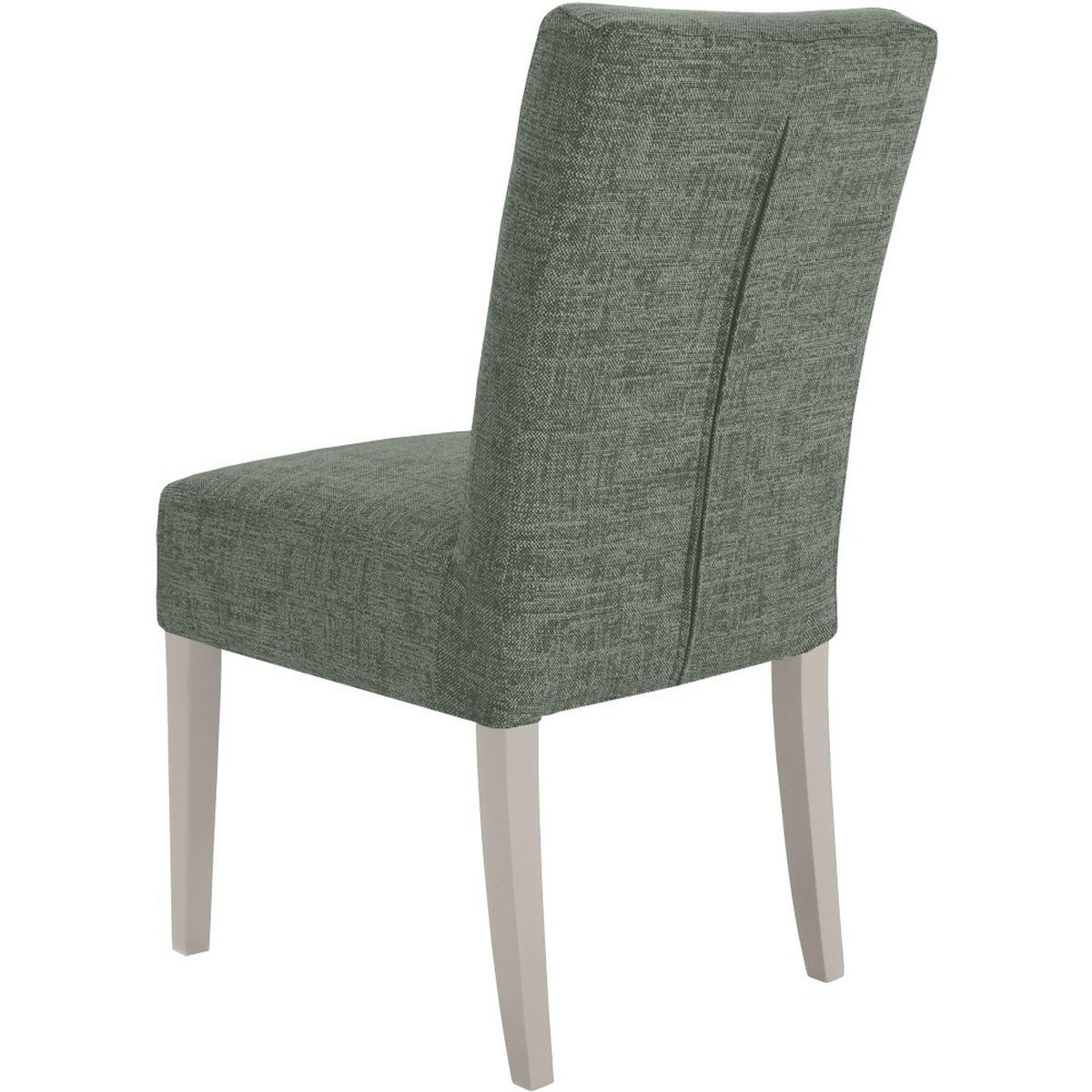 STUHL FREYA mit kaschmirfarbenen Holzbeinen, Polsterstuhl, Dunkelgrün - Kaschmir/Dunkelgrün, Holz (47/94/42cm) - Beautysofa