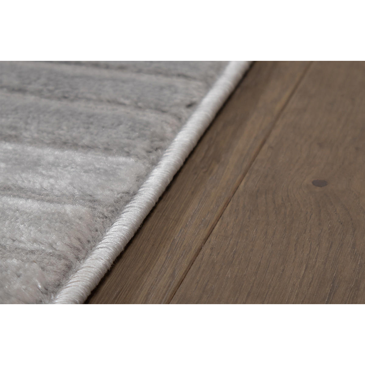 TEPPICH Rechteckig Grau Grafik 160x230 MAGNUS - Grau, Textil (160/230cm) - Miliboo