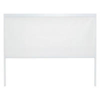 SEITENWAND FÜR PERGOLA Weiß - Weiß, Textil (275/217/10cm) - MCW