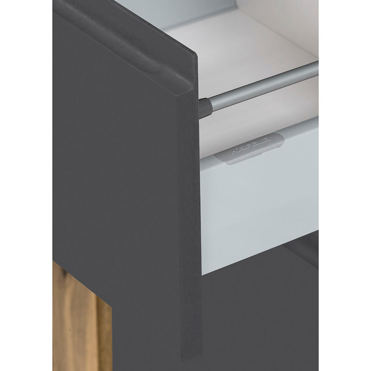 BADMÖBEL-SET 5-TLG. Vasto-03 - Grau, Holzwerkstoff (245/200/35cm) - Lomado