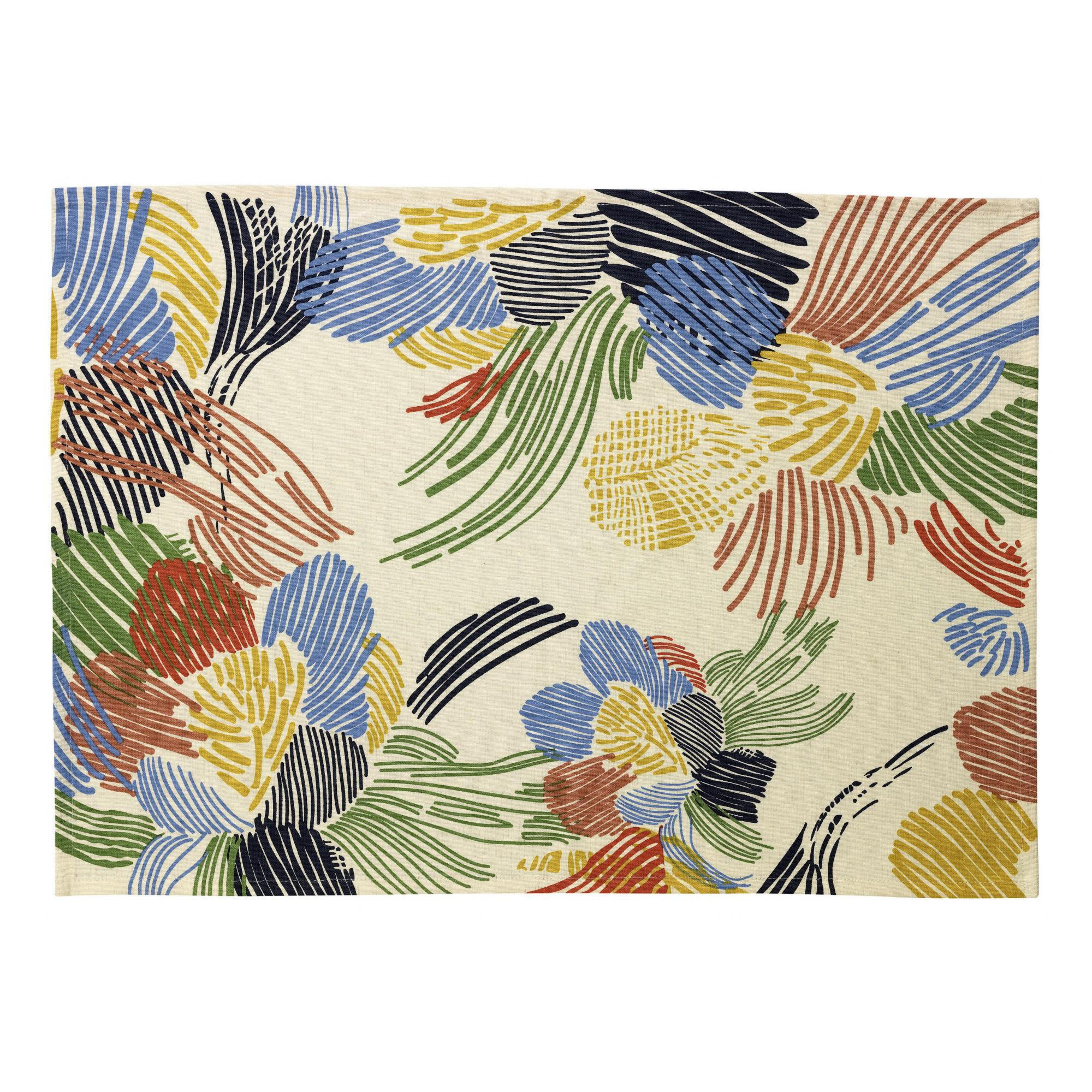 RECYCELTES GESCHIRRTUCH Abelia multico 50 x 70 cm - Multicolor, Textil (50/70cm) - Winkler