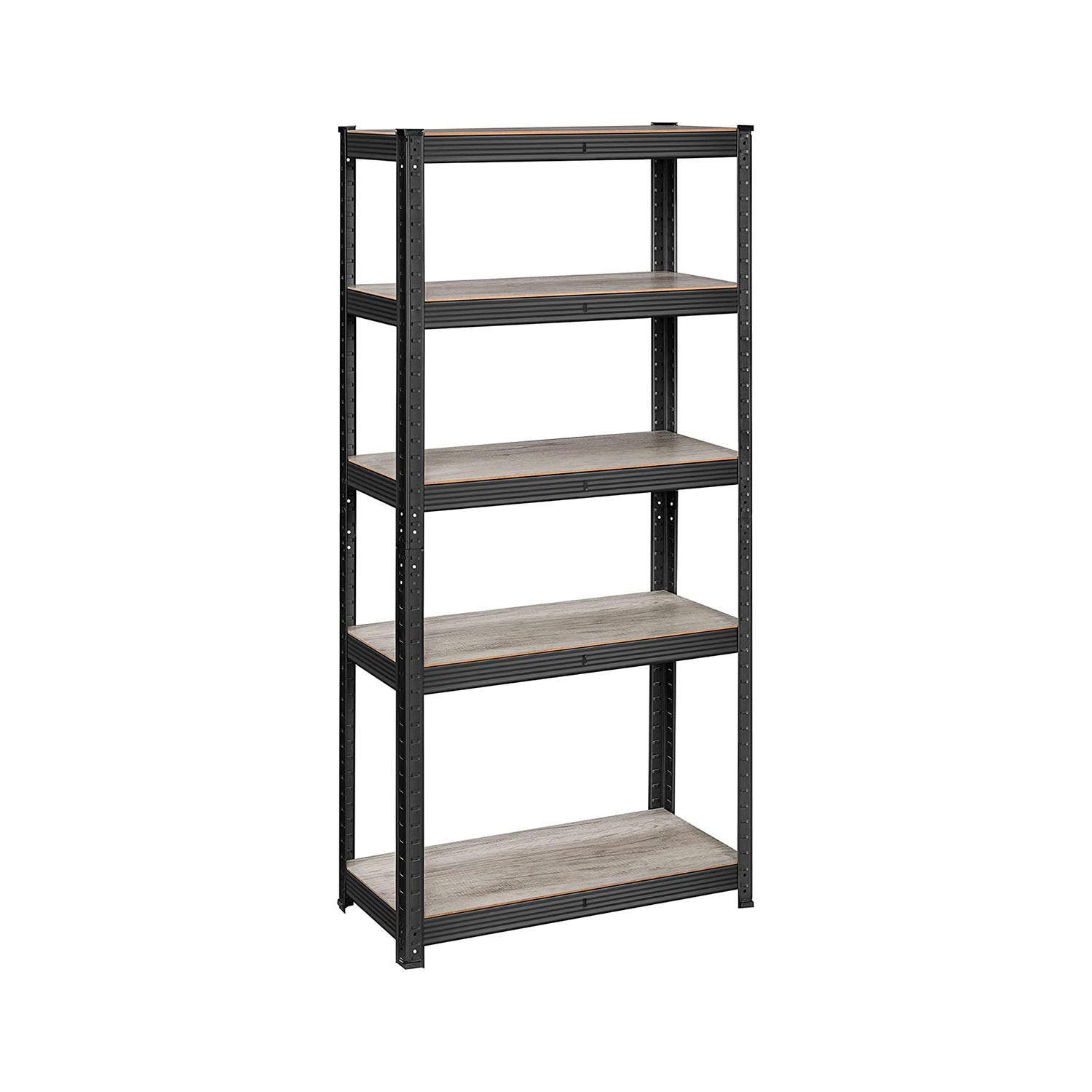 Hansiro Standregal Schwarz 75x150x30 cm