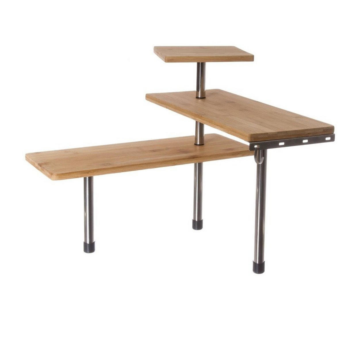 ECKREGAL Bambus - Braun, Naturmaterialien (43/39/43cm)