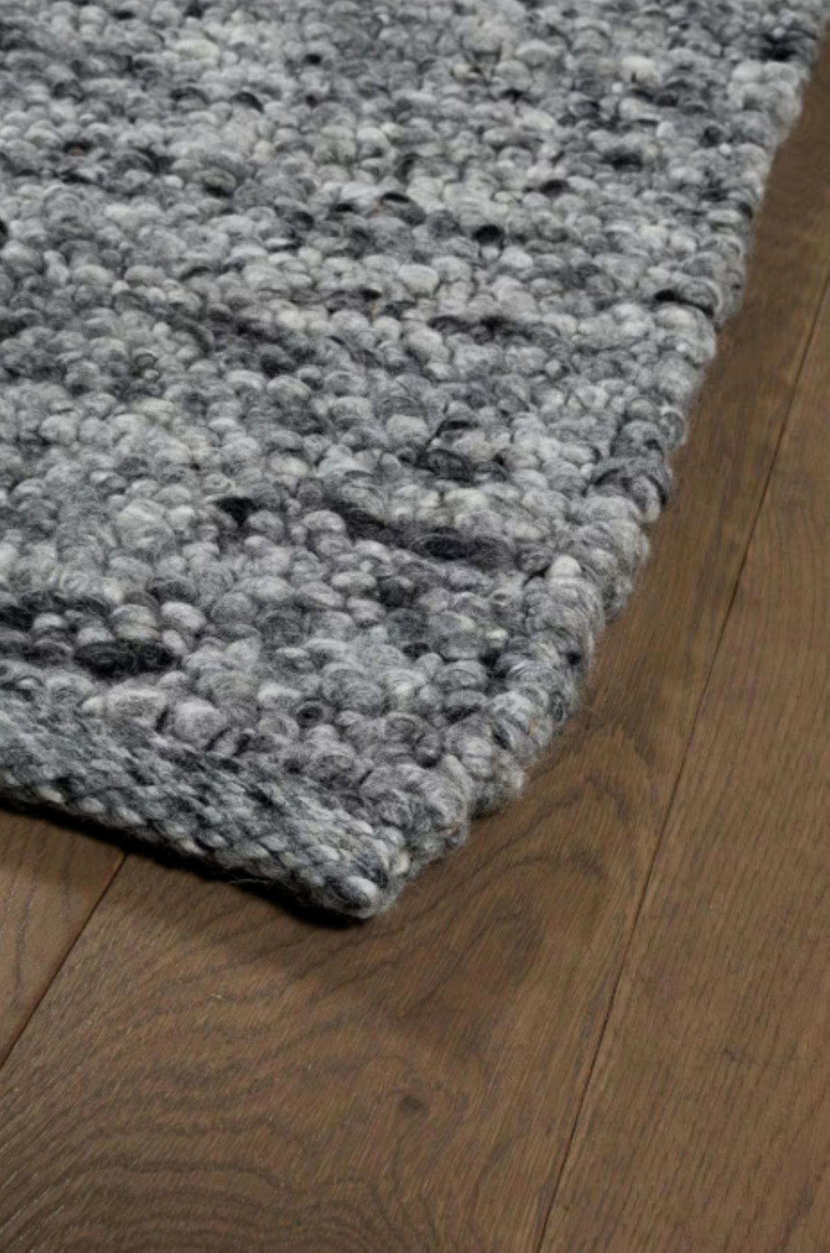 TEPPICH Wohn-/Schlafzimmer Wolle SHEPERD Grau 170x240 cm - Grau, Naturmaterialien (170/240cm) - Novatrend