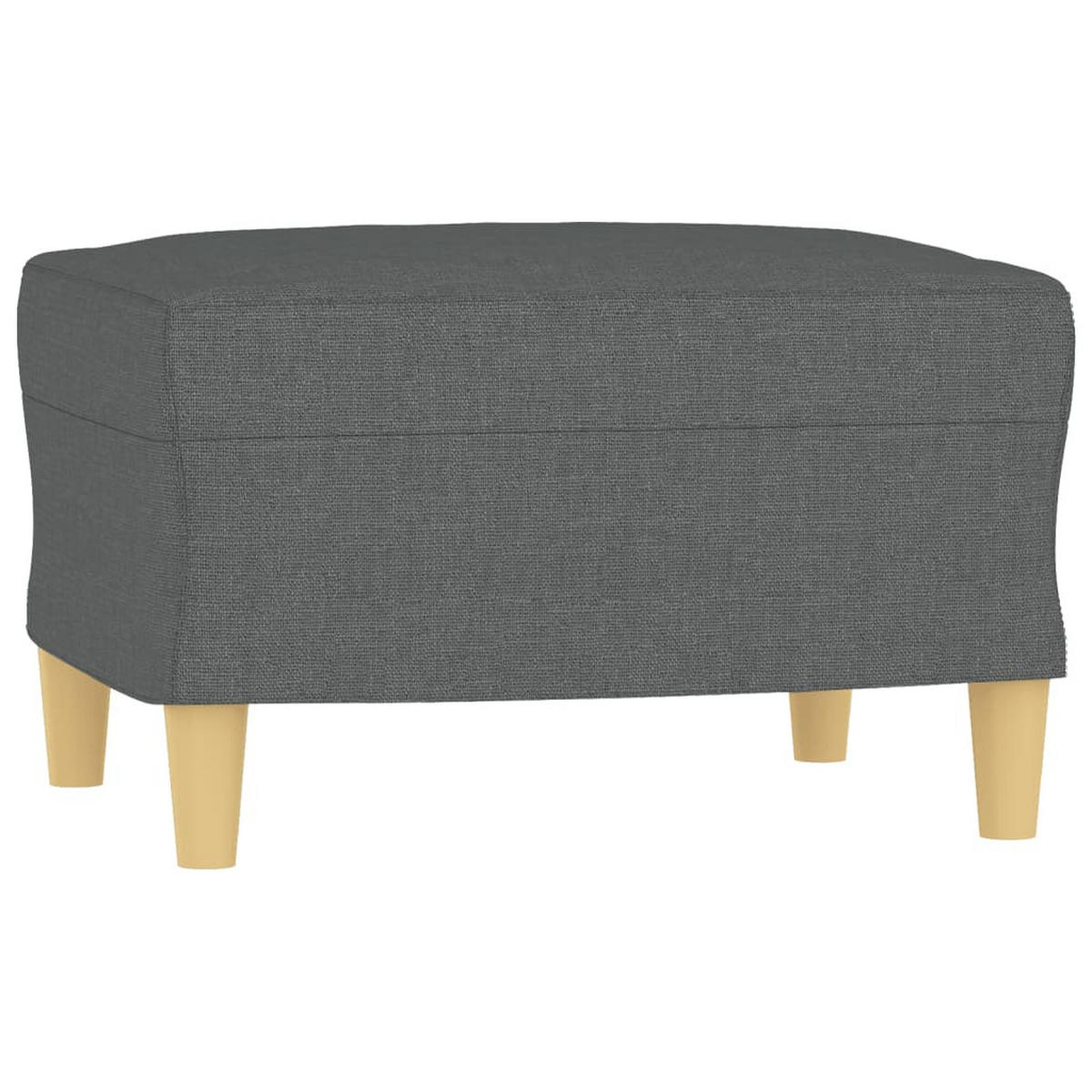 SOFAGARNITUR 4-TLG. Mit Kissen Dunkelgrau Stoff - Grau, Textil (50/41/60cm) - vidaXL